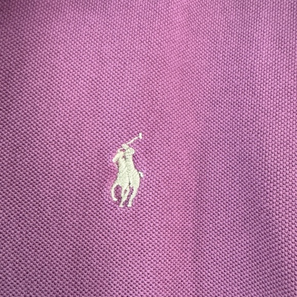 Polo Ralph Lauren Purple Polo Shirt - Size Large Great Condition with Minor Wear - Picture 3 of 6